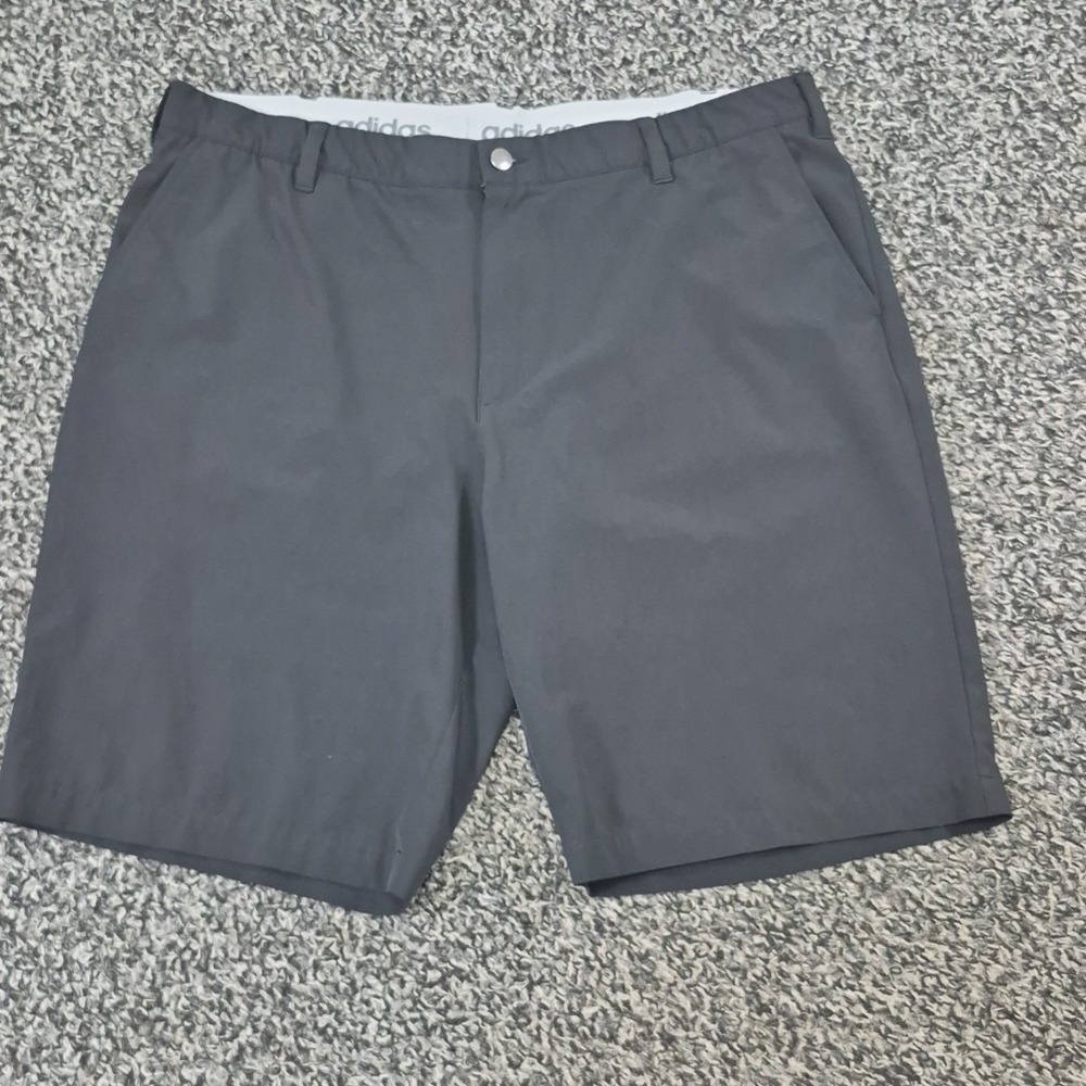 Adidas Ultimate 365 Shorts Mens 40 Black Solid 10" Performance Golf